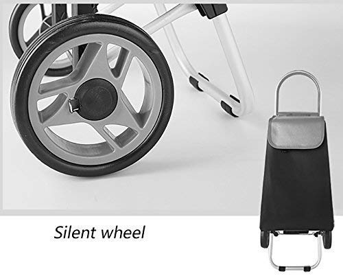 Einkaufstrolley Klappbarer Trolley aus Edelstahl – Bild 5