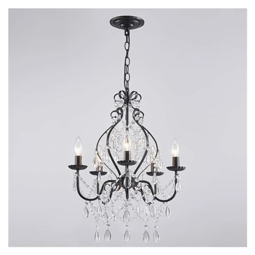 Lustre en cristal ZR98US pour salon : plafonnier de décoration de maison