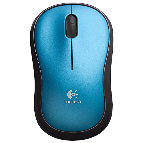 Logitech M185 Wireless Mouse, Blue