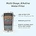 Invigorated Water Alkaline Water Purification Unit, White, Plastic, pH001 Filter Included, Convenient Anti-Slip Design