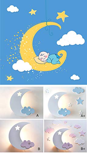 Lámpara de Pared Luna para Niños ANYE BD1339 miniatura 7