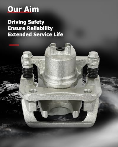 Image of cciyu 19B6886 Rear Left Brake Caliper Assembly w /Bracket For Acura For RDX 2013-2018,For Honda For Crosstour 2012-2015,For Honda For CR-V 2007-2016