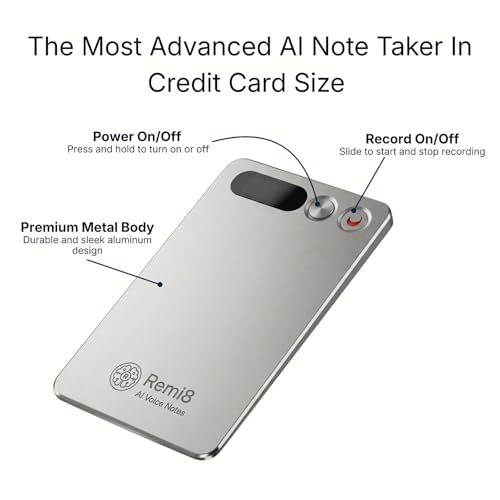 Image of AI Voice Recorder 64GB | AI Meeting Summaries & Reminders | 600 Min /Month Auto Transcribe | Unlimited Recording | 100+ Languages incl. All Indian Languages | Whatsapp & Call Recording