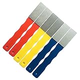 DMD Diamond Color Coded Mini Diamond Hone Kit 3Grits #220/400/600 Flat Hand File Knife Sharpener...