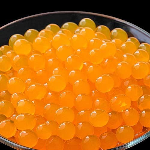WedDecor Aqua Gel Water Balls Non-Toxic Bio-degradable Crystal Bio Soil Hydrogel For Home, Office, Party Decoration, Centerpiece Vase Filler, 1000pcs (Orange)
