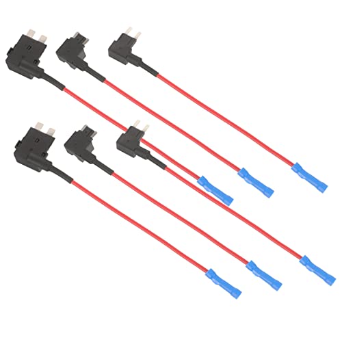 YOSADIER 6 Piezas Kit de Portafusibles Automotrices con Conectores de Fusibles de Cobre Soporte para Fusibles de Rendimiento para Instalaciones Eléctricas Vehículos