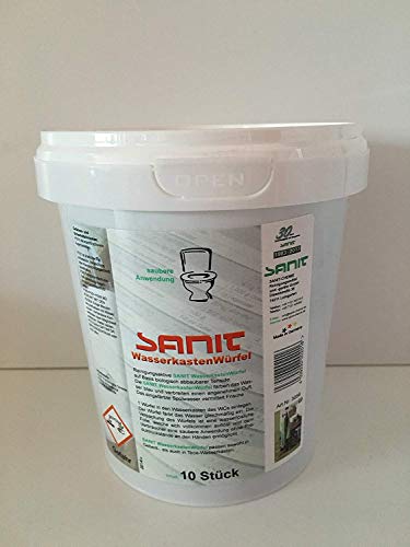 Sanit Wasserkastenwürfel im Sparset 2,3,4,5,10er Set inkl.Mehrzwecktuch pro Bestellung (4 Eimer a...