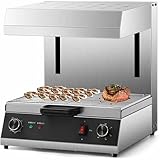 Efficace Ce grill à viande électrique a une puissance de cuisson de 2000W, qui peut compléter la cuisson des aliments efficacement. Il convient très bien aux restaurants, bars, cafés, mariages, festivals, etc.