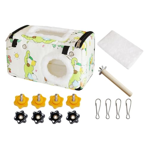 Cama de loro, hamaca de invierno para pájaros, algodón para casa de pájaros, loro, nido de loro, periquitos de nido de loro, casa de pájaros de cacatúa, cama para periquitos para loros, cacatúas