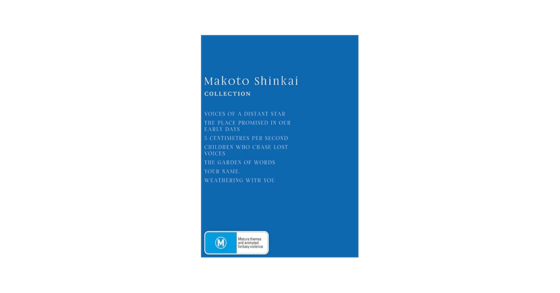 Amazon.com: The Makoto Shinkai Collection - 6-Disc Box Set
