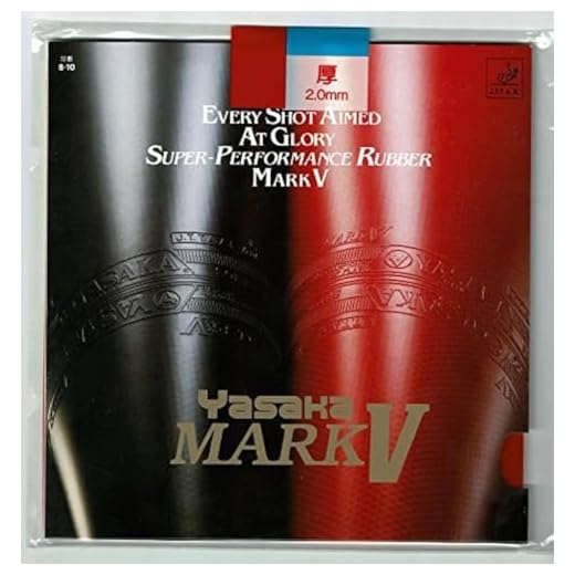 Yasaka Mark V Color-Red,Thickness-Max