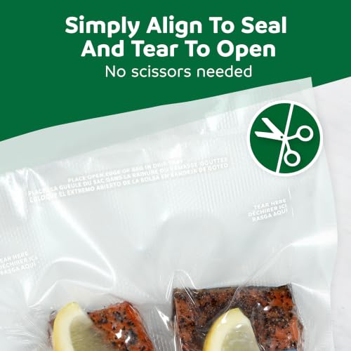 Image of FoodSaver Variety Pack Vacuum Seal Bags, 120 Count Pre-Cut BPA-Free Freezer Bags (20 Pint, 60 Quart, 40 Gallon) for Food Storage, Sous Vide, Meal Prep