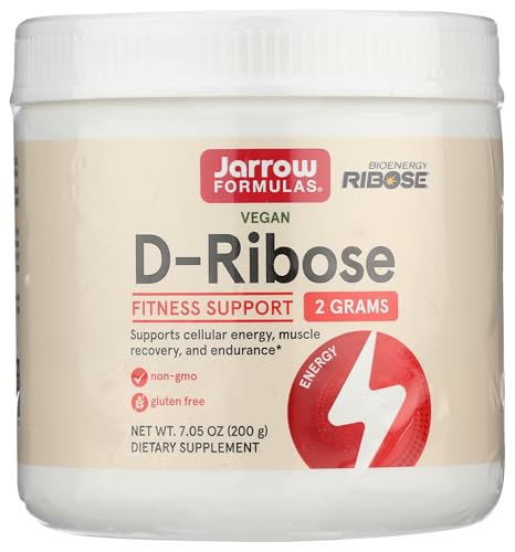 Jarrow D-Ribose 2g, Fitness Support, Muscle Recovery & Endurance, 7.05 oz - image 4