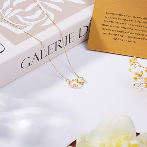 Gifts for Women, Butterfly Compass Cross Necklace Friendship Necklace Sister Gifts Daughter Gifts Graduation Chritmas Birthday3