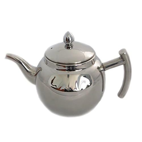 rukauf Design Edelstahl Teekanne oder Kaffeekanne mit Sieb und Deckel 1,5 Liter Чайник