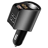 [Auto-Zigarettenanzünder-] Erweiterter Zigarettenanzünder-, Mit diesem Autozubeh？r k？nnen Sie mehr Ger？te mit einer Leistung von 60 W versorgen. Unterstützung GPS, Auto-Rekorder, Auto-Staubsauger, Autokühlschrank.