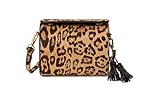 praktischer Magnetverschluss JETTE JOOP Mini Bag Damen Handtasche Leo Print variabler Henkel Crossbody Bag Fashion Party Mode