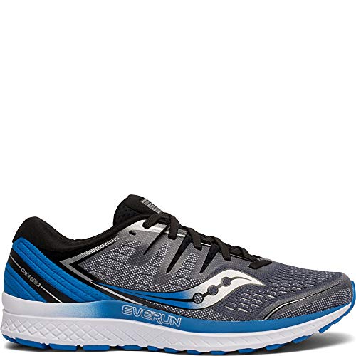 Saucony Men's Guide ISO 2 Running Shoe, Slate/Blue, 11.5