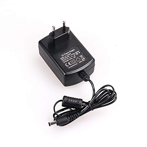 H.VIEW DC 12V 2A Netzteil Adapter 5.5mm x 2.1mm EU-Stecker Power Supply Netzgerät für CCTV DVR Recorder Kamera Schwarz Cover
