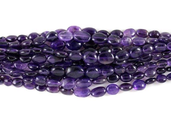 Améthyste naturelle ovale pour créer vos bijoux bohèmes chic et colliers d'été