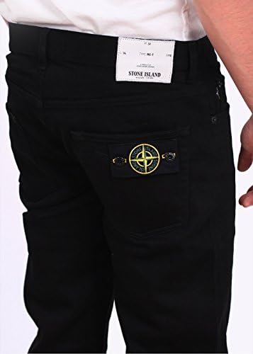 Stone Island j1bln da uomo nero pantaloni/Jeans UKs ultima moda varie  misure Nero nero : Amazon.it: Abbigliamento