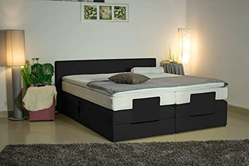 PAARA Boxspringbett mit Motorverstellung - 10.000 Newton Motorleistung - Anti-Rutschmatten Taschenfederkern Kaltschaum Topper - inklusive Lieferung bis zum Wunschort mit Aufbau-Service – Bild 4