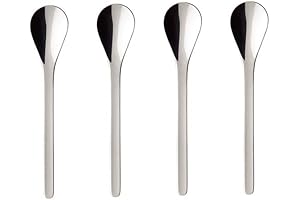 Coffee Passion Espresso Spoon Set of 4 | Small Espresso Spoons
