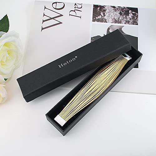 Hotoo Leather Wrap Bracelet For Women Gold Bohemian Friendship Stackable Layered Bracelets Boho Multi Strand Bracelets Jewelry With Clasp For Teen Girls Sister And Mother #TOP2