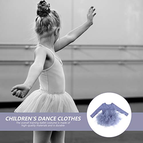 KESYOO Collant de Balé Feminino Com Saia de Manga Curta Dança Ginástica Bailarina Roupa de Balé Vest