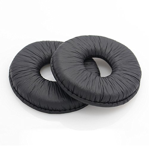 Preisvergleich Produktbild Panasonic Technics RP DJ1200, DJ1210 Kopfhörer-Ersatz-Ohrpolster / Headset-Kissenteile (Schwarz)