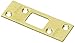 Kwikset Signature Series Deadbolt Strike in Polished Brass
