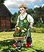 GILDE Clown Gartenglück aus Kunstharz - Garten Deko Figur und Sammlerstück - Mehrfarbig, 16 cm hoch, 6 cm breit, 11 cm tief