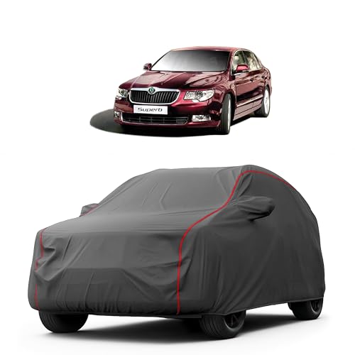 Image of Heavy-Duty Car Cover for Compatible with Skoda Superb (2024 to 2025 All Models) Deluxe Car Protection Cover - Waterproof & UV-Resistant All-Season Exterior Protection