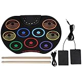 Eingebaute 3 Drum-Styles, 8 Demo-Songs und 10 Rhythmen unterstützen Aufnahme- und Wiedergabefunktionen sowie Lautstärkeregelung und Geschwindigkeitsregelung.