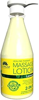 La Palm - Organic Healing Therapy Massage Lotion 24oz (Lemon)