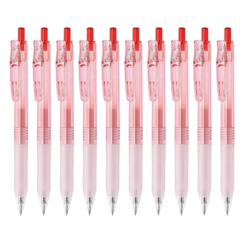 Bolígrafos Zebra Gel Sarasa Clip Tinta Roja 0.5mm 10 pcs miniatura 1