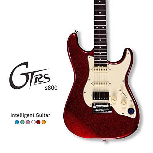 Mooer Gtrs S800 Intelligent Guitar (S800, Metallic Red Electric Guitar) #TOP4