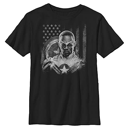T-shirt garçon Winter Soldier col ras du cou anti-déformation Marvel