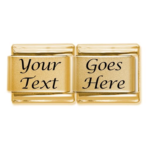 Dolceoro 9mm Stainless Steel Modular Italian Charm Bracelet, Customize a Link for Your Personalized Bracelet