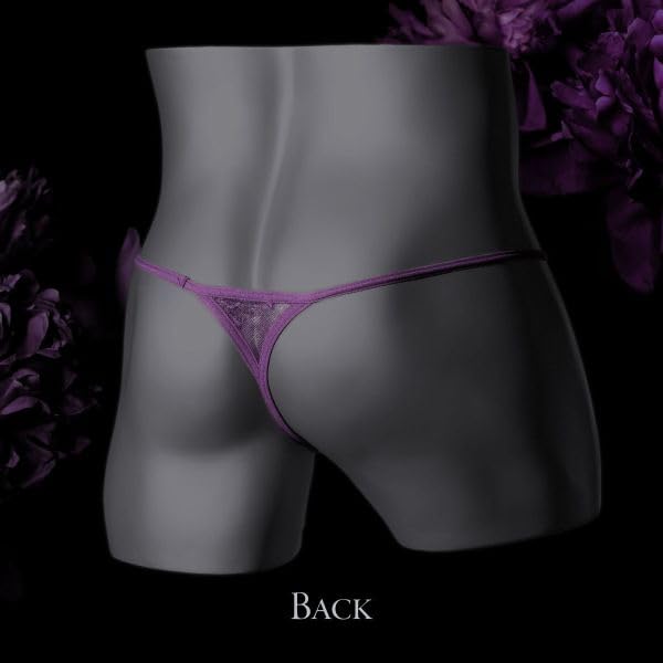 [himico] uomo LEONARDO Tバック パンツ レース ビキニ メンズ M L LL 001series - 画像4