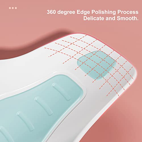Image of VBESTLIFE Clean Rinse Baby Bather, Folding Portable Washing Infant Lying Bather for Boy Girl, Multifunction Quick Dry Bath Support for Use on Counter Sink Bathtub Summer (Mint Green)
