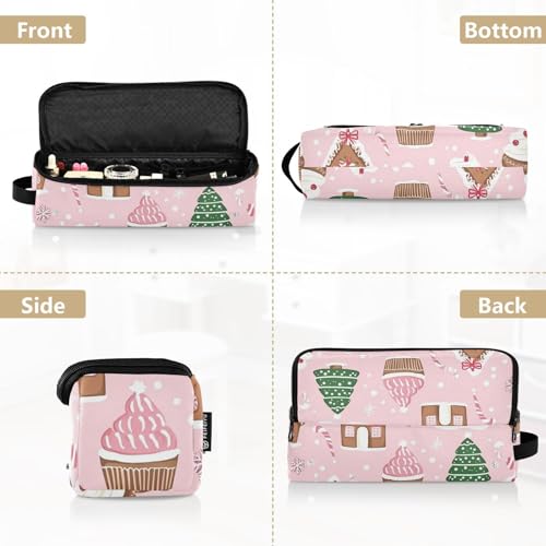 GuoChe Hot Hair Tools Travel Bag and Heat Resistant Mat Cupcakes Pattern Sweet Theme miniatura 5