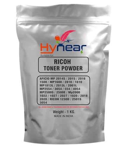 Image of Ultra Dark Black Toner Powder Suitable for AFICIO MP 2014S /2015 /2016 /1500 /MP1813L /2013L /4054 /MP2500S /2500E /Mp2000 RICOH 1230D /2501S /3054 Printers(Pack of 1) (1 Kg)