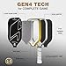 SLAMOPUS Professional Pickleball Paddles - GEN4 16mm Foam Core & T700 Carbon Fiber Surface for All-Court Control, Power and Spin | USAP PBCoR.43 Approved