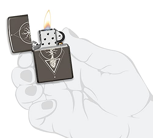 Encendedor Zippo Black Ice Heart of Tree miniatura 5