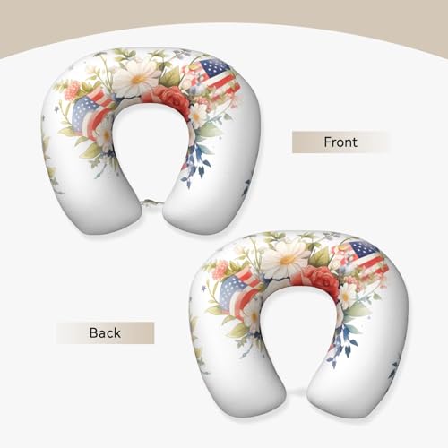 Almohada de viaje espuma viscoelástica tamaño U miniatura 2