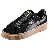 puma basket platform euphoria  Puma Basket Platform, Zapatillas de deporte para Mujer, Color Negro (Black/Gold), Tamaño 42 EU