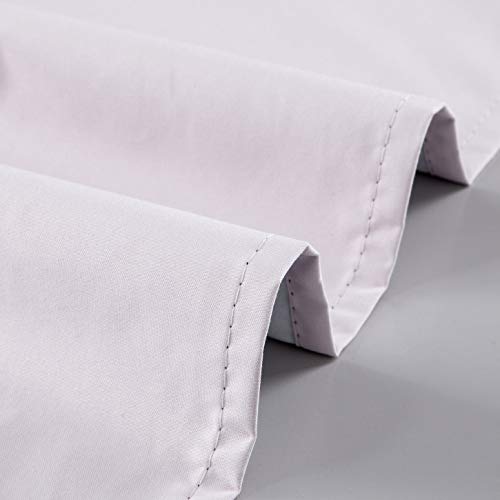 Rooney Blackout Kitchen Curtain Tiers For Half Small Window - Grommet Top Design Window Treatment Valances For Basement (30 Inch Wide X 36 Inch Long, Light Pink, 2 Pack) #TOP3