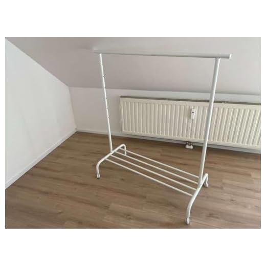 IKEA RIGGA- Perchero de pie, (altura máx.) 175 cm x 111 cm x 51 cm, color blanco, 1
