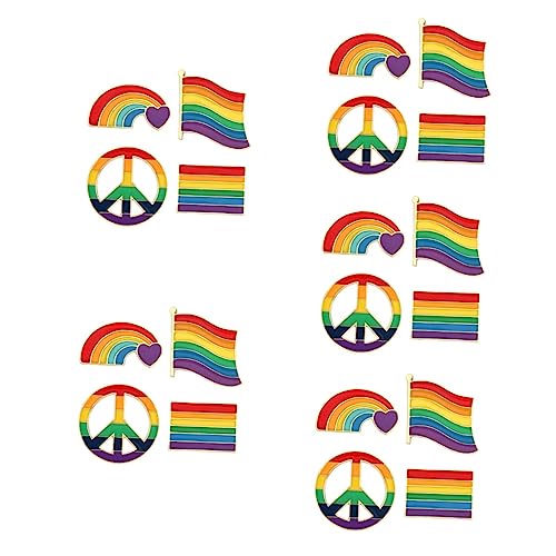 Épinglette arc-en-ciel BESPORTBLE pour accessoiriser un mariage